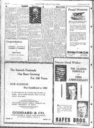 Saanich Peninsula And Gulf Islands Review Wed, June 23, 1954 (Page 22)