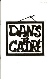   DANS L'CADRE, 1991   , page 1