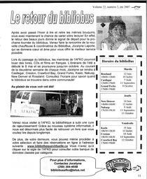   LA VOIX DES KOOTENAYS, 2007   , page 11