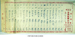 Statement, 1941 - Hong And Lee Chong Collection