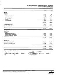   ÉTATS FINANCIERS - EN, 2008   , page 5