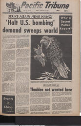   The Pacific Tribune - Friday, January 20, 1967   , page 1