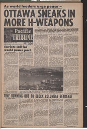   The Pacific Tribune - Friday, January 10, 1964   , page 1