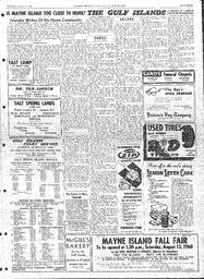 Saanich Peninsula And Gulf Islands Review Wed, August 3, 1960 (Page 7)