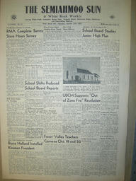 The Semiahmoo Sun and White Rock Weekly, October 11, 1956 (Page 1)