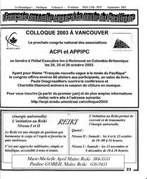   LE MOUSTIQUE PACIFIQUE, 2003   , page 23