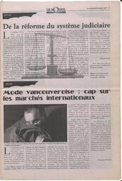 Le Soleil de Colombie-Britannique, August 8, 1997, page 7