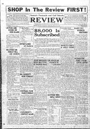 Saanich Peninsula And Gulf Islands Review Wed, March 15, 1933 (Page 1)