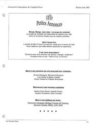   LE FRANCO-LIEN, 2007   , page 11