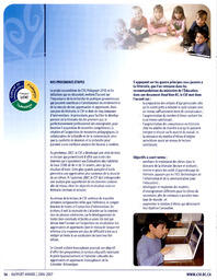   RAPPORT ANNUEL - CSFCB, 2006-2007   , page 16