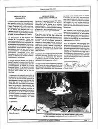   RAPPORT ANNUEL - FFCB, 1991-1992   , page 3
