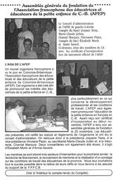   INFO-PARENTS COLOMBIE-BRITANNIQUE, 2001   , page 3