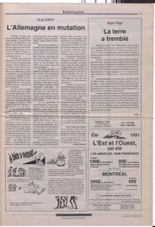 Le Soleil de Colombie, July 12, 1991, page 5