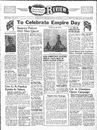 Saanich Peninsula And Gulf Islands Review Wed, May 23, 1945 (Page 1)