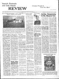 Saanich Peninsula And Gulf Islands Review Wed, July 21, 1943 (Page 1)