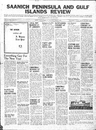 Saanich Peninsula And Gulf Islands Review Wed, January 1, 1941 (Page 1)