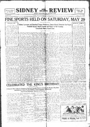 Sidney And Islands Review Fri, June 4, 1920 (Page 1)