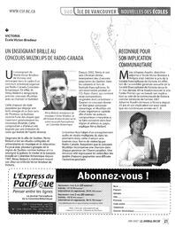   LE JOURNAL DU CSF, 2007   , page 21