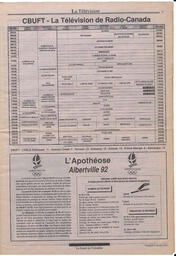 Le Soleil de Colombie, February 21, 1992, page 7