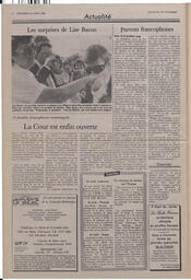 Le Soleil de Colombie, August 1, 1986, page 2