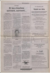 Le Soleil de Colombie, August 9, 1991, page 2