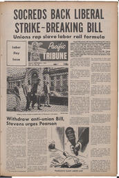   The Pacific Tribune - Friday, September 2, 1966   , page 1