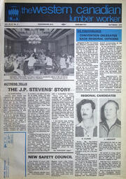   The Western Canadian Lumber Worker, Vol. XLVI No. 8, Oct. 1978   , page 1