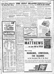 Saanich Peninsula And Gulf Islands Review Wed, May 23, 1962 (Page 7)