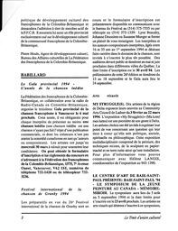  LE TRAIT D'UNION CULTUREL, 1994   , page 2