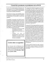   LE TRAIT D'UNION, 2002   , page 3