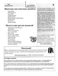   LE BASTION DE NANAIMO, 2000   , page 9