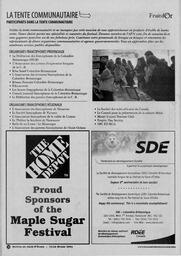   MAPLE SUGAR FESTIVAL DU SUCRE D'ÉRABLE, 2006   , page 18