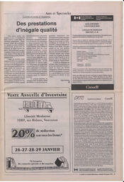 Le Soleil de Colombie-Britannique, January 20, 1995, page 5