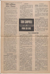 Le Soleil de Vancouver, November 29, 1968, page 6