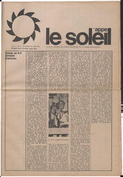 Le Soleil de Vancouver, June 25, 1971, page 1