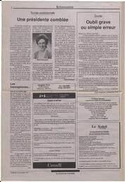 Le Soleil de Colombie, November 15, 1991, page 2