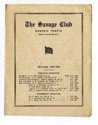 The Savage Club Masonic Temple meeting schedule: 01-Jan-22