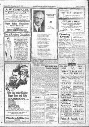 Saanich Peninsula And Gulf Islands Review Thu, December 8, 1927 (Page 3)
