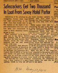 Newspaper clipping