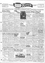 Saanich Peninsula And Gulf Islands Review Wed, October 15, 1952 (Page 1)
