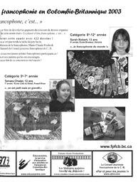   INFO-PARENTS COLOMBIE-BRITANNIQUE, 2003   , page 13