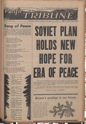   The Pacific Tribune - Friday, December 25, 1953   , page 1