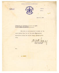 Memo to Vance from D. McKay, Acting Chief Constable: 30-Jun-42