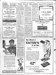 Saanich Peninsula And Gulf Islands Review Wed, February 16, 1949 (Page 8)