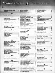   ANNUAIRE - FFCB, 2003   , page 14