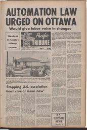   The Pacific Tribune - Friday, August 19, 1966   , page 1