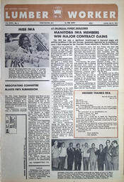   The Western Canadian Lumber Worker, Vol. XXXIX No. 6, Jun.-Jul. 1971   , page 1