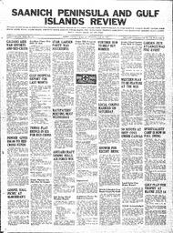 Saanich Peninsula And Gulf Islands Review Wed, July 10, 1940 (Page 1)