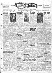 Saanich Peninsula And Gulf Islands Review Wed, May 14, 1952 (Page 1)