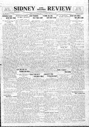 Sidney And Islands Review Thu, February 28, 1924 (Page 1)